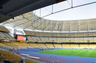 Interior view of the stadium
